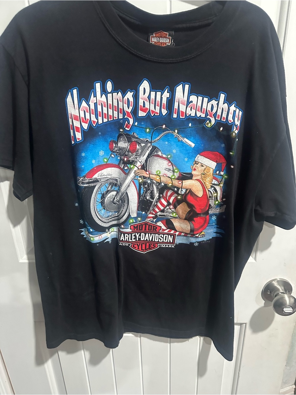 Harley-Davidson Black Holiday 'Nothing But Naughty' Graphic Tee